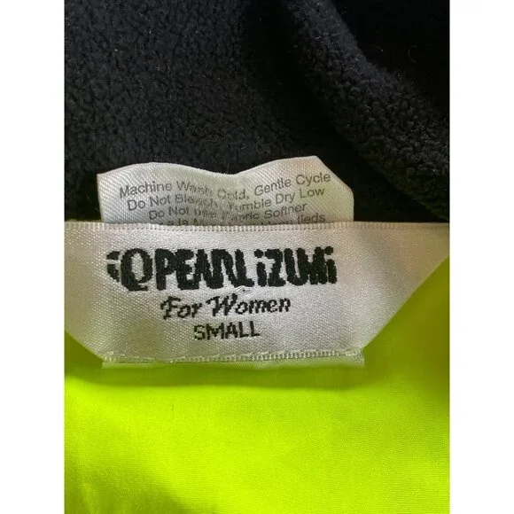 Pearl Izumi W’s Small High Visibility Jacket Full Zip Neon Yellow Reflective - Picture 9 of 10